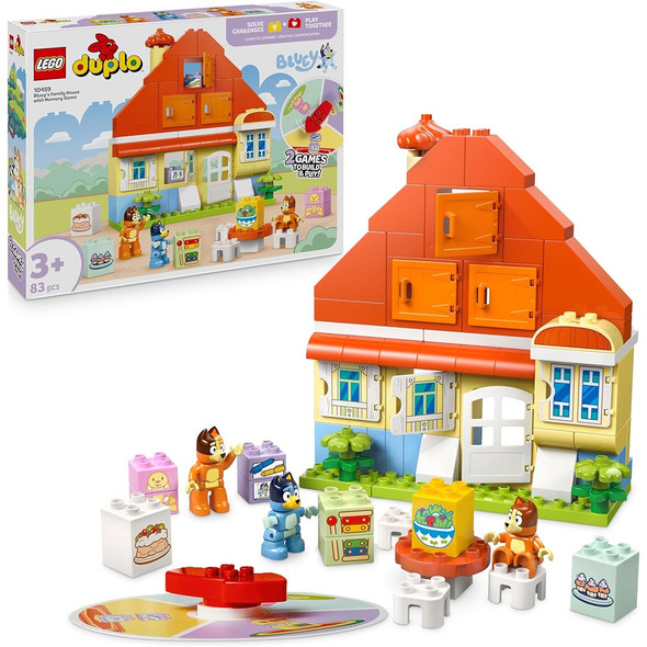 LEGO 10459 DUPLO Bluey's Family House with Memory Game LEGO 10459 DUPLO Bluey's Family House with Memory Game