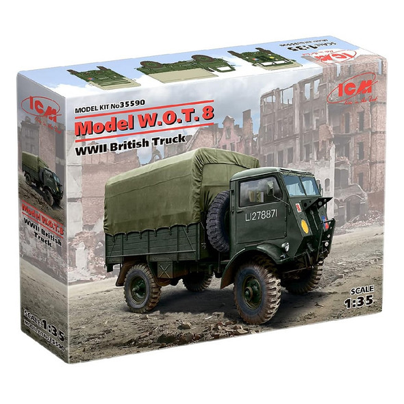 ICM Model W.O.T. 8 WW11 British Truck Model Kit