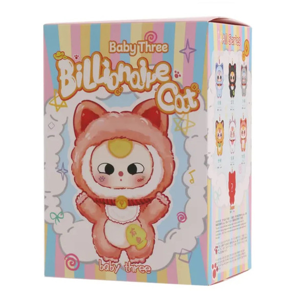 Baby Three Billionaire Cat Collectible Plush Blind Box