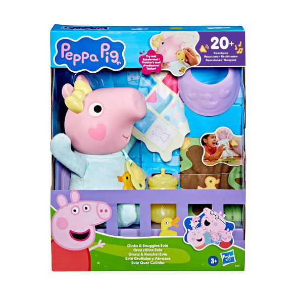 Hasbro Peppa Pig Oinks & Snuggles Baby Evie Doll Hasbro Peppa Pig Oinks & Snuggles Baby Evie Doll