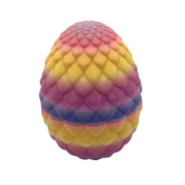 Sculptworx 3D Printed Snake In Egg Assorted Colours