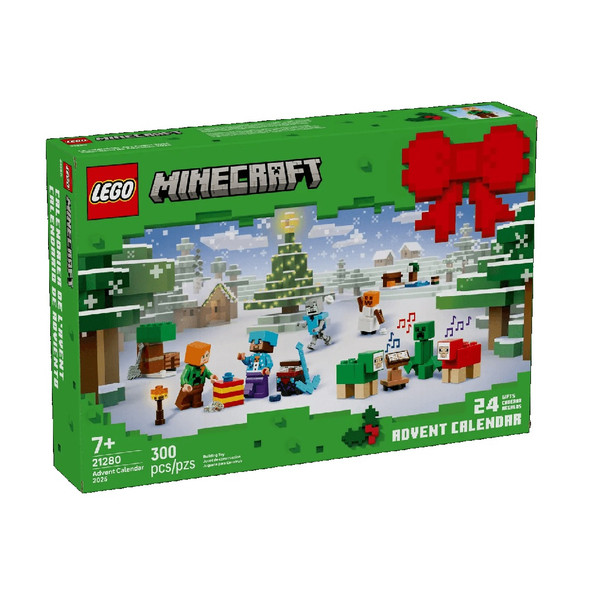 Lego Minecraft 2025 Advent Calendar With 24 Surprises