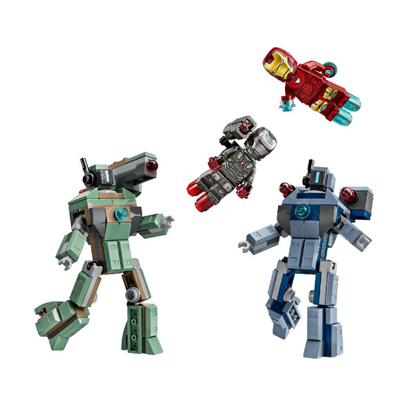 Lego Super Heroes 76320 Iron Man & War Machine Vs. Hammer Drones 204 Piece Set
