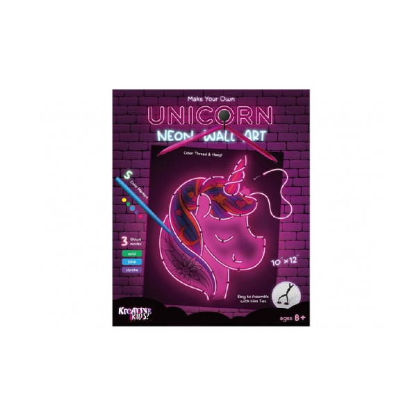 Kreative Kids Unicorn Neon Wall Art Set