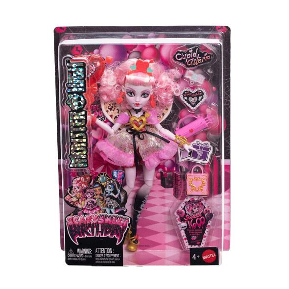 Monster High Scary Sweet Birthday Cupid Doll With Accessories