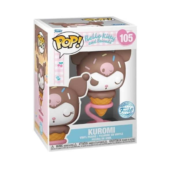 Funko Pop Pop Sanrio Hello Kitty Kuromi Ice Cream Cone Figure 105