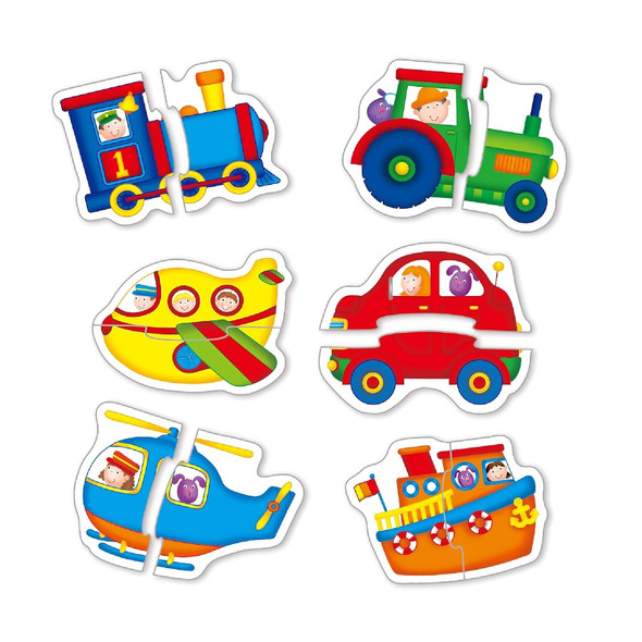 Galt Babys First 6 Transport Vehicle Puzzles