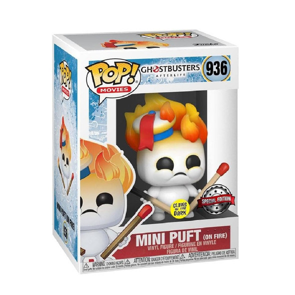 Funko Pop Ghostbusters Afterlife Mini Puft With Large T-Shirt Figure 936