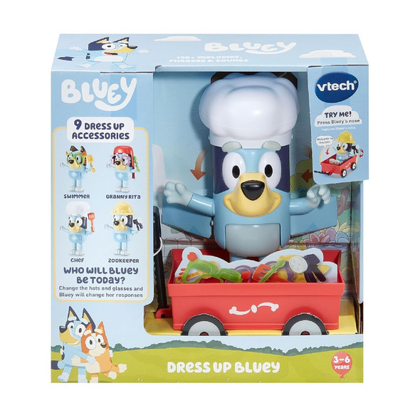 Vtech Dress-Up Bluey Childrens Action Figure Vtech Dress-Up Bluey Childrens Action Figure