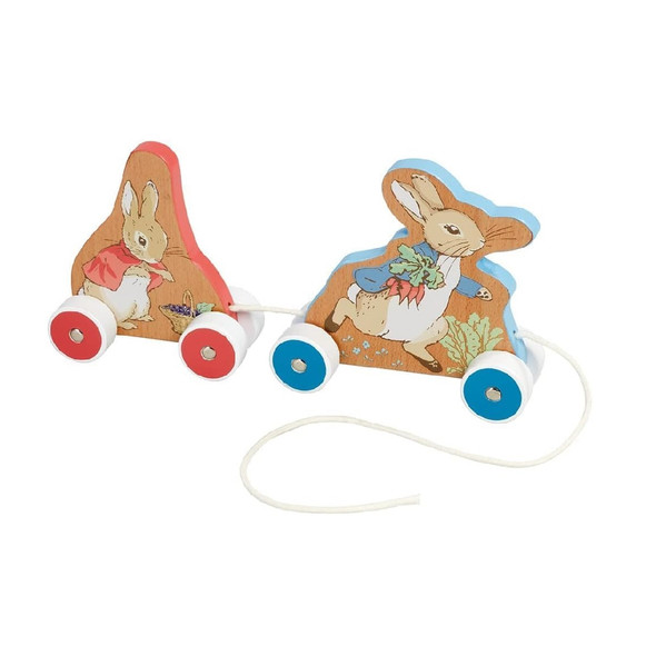 Peter Rabbit Wooden Pull Along Activity Toy Peter Rabbit Wooden Pull Along Activity Toy