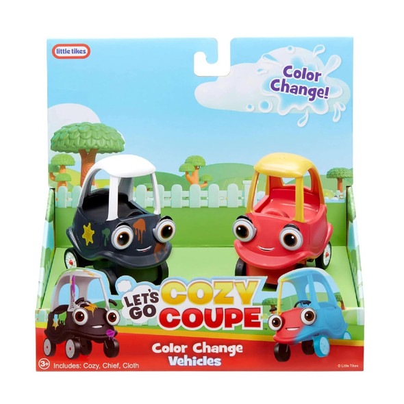 Little Tikes Let's Go Cozy Coupe 2 Pack Colour Changing Vehicles Little Tikes Let's Go Cozy Coupe 2 Pack Colour Changing Vehicles