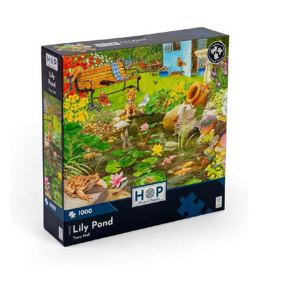 House Of Puzzles Lily Pond 1000 Piece Jigsaw Puzzle