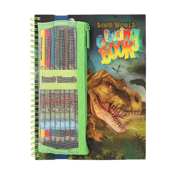 Depeschedino World Colouring Book With Colouring Pencils