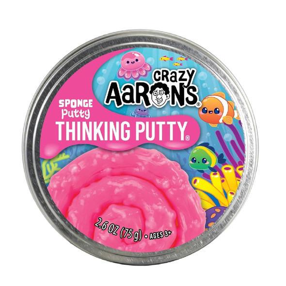 Crazy Aaron's Trendsetters Pink Sponge Putty
