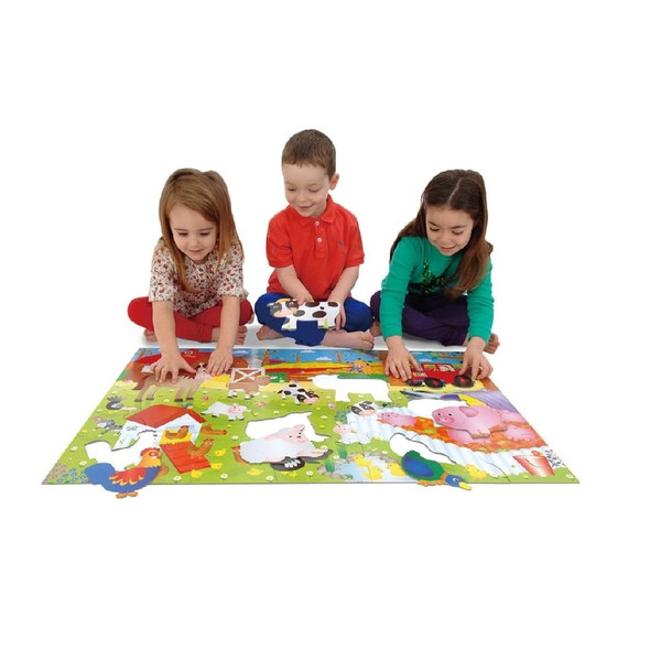 Galt Childrens Giant Farm Themed 8 Piece Floor Puzzle