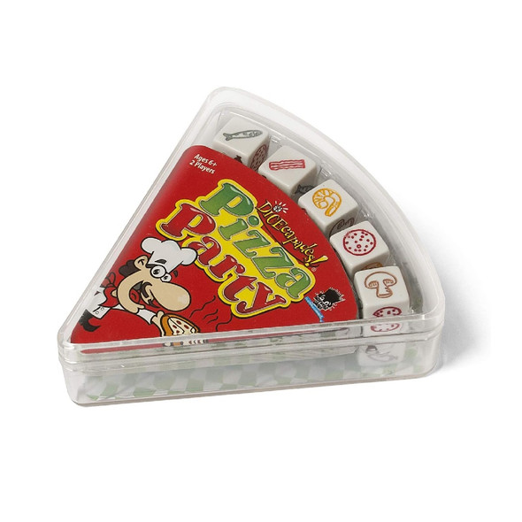University Games Pizza Party Dice And Card Game
