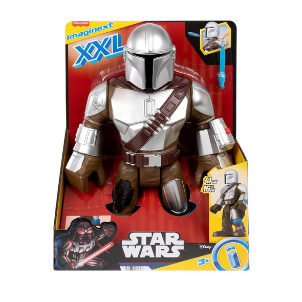 Imaginext Star Wars XXL Mandalorian Action Figure With Launcher