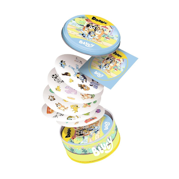 Dobble The Family Fun Card Game Bluey Themed