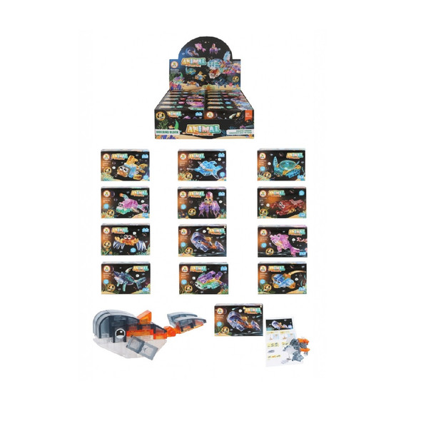 Sea Life Blocks Crystal Style Kit With Assorted Animals