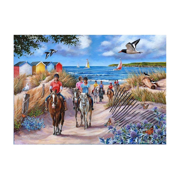 House Of Puzzles Sea Horses Big 500 Piece Jigsaw Puzzle