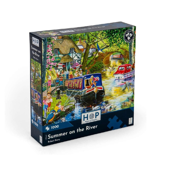 House Of Puzzles Summer On The River 1000 Piece Jigsaw Puzzle