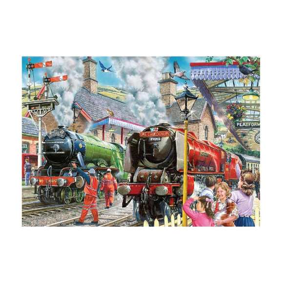 House Of Puzzles Checking The Line 1000 Piece Jigsaw Puzzle
