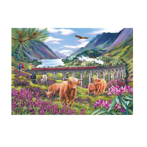 House Of Puzzles Glenfinnan Ladies 1000 Piece Jigsaw Puzzle