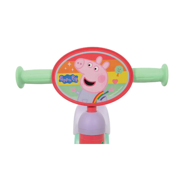 Peppa Pig Themed Childrens Deluxe Bobble Ride-On Baby Bicycle