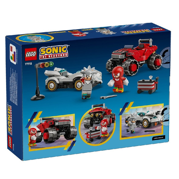 Lego Sonic Silver'S Car Vs. Knuckles' Monster Truck