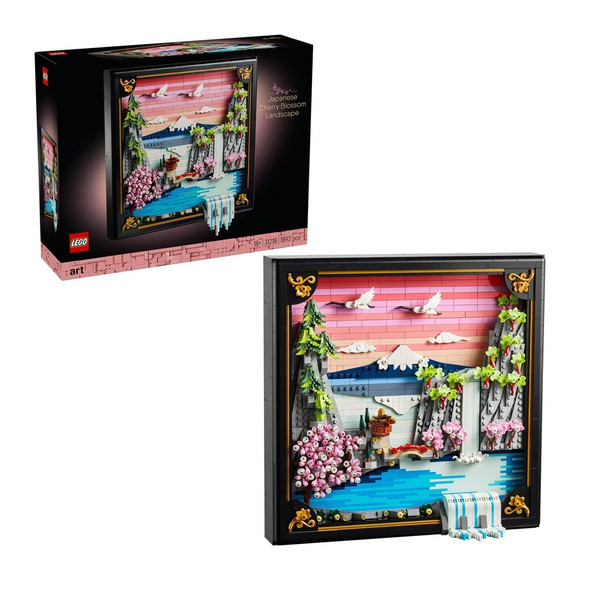 Lego Art Japanese Cherry Blossom Landscape