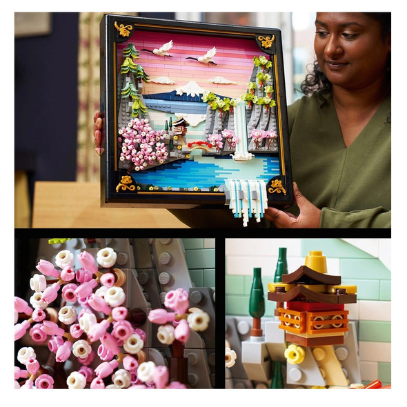 Lego Art Japanese Cherry Blossom Landscape