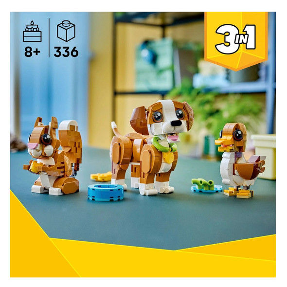 Lego Creator Cute Animals: Playful Puppy Dog
