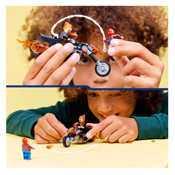 Lego Super Heroes Marvel Spider-Man Vs. Ghost Rider Motorcycle