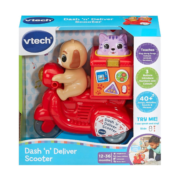 Vtech Dash 'N’ Deliver Interactive Scooter Vehicle