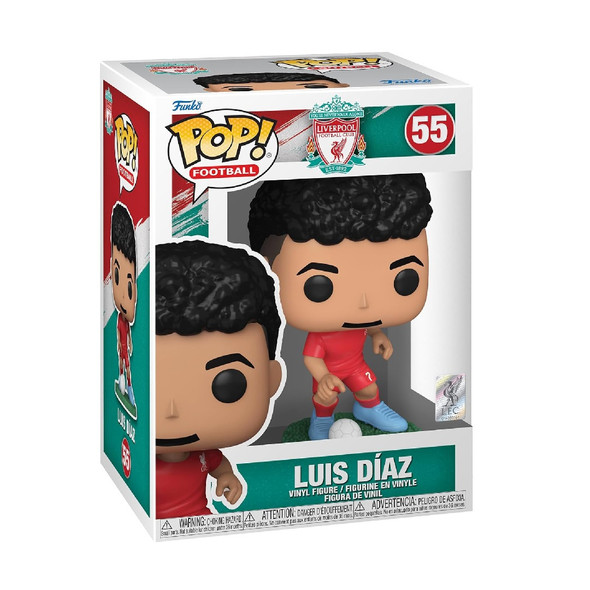 Funko Pop Football Liverpool Football Club Luis Diaz Figure 55