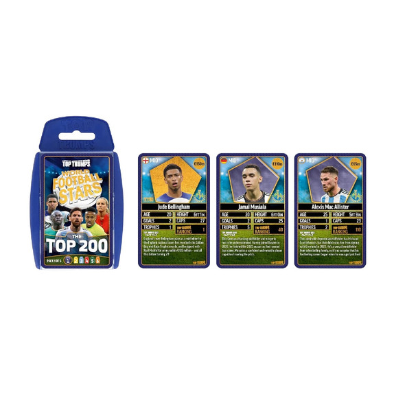 Top Trumps World Football Stars The Top 200