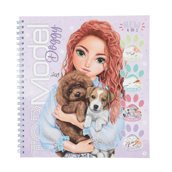 Depesche Create Your Topmodel Doggy Colouring Book