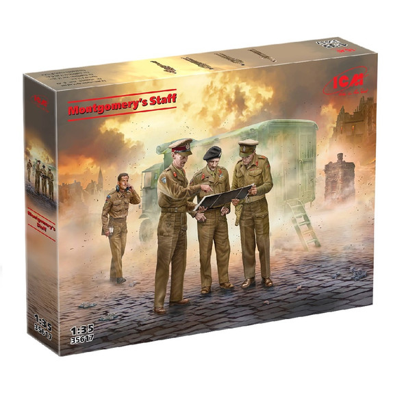 ICM Montgomerys Staff Set X 4 Figs