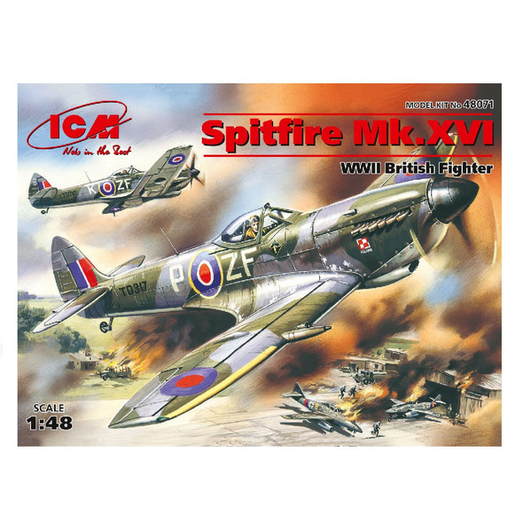 ICM Spitfire MkXVI British Fighter Plane