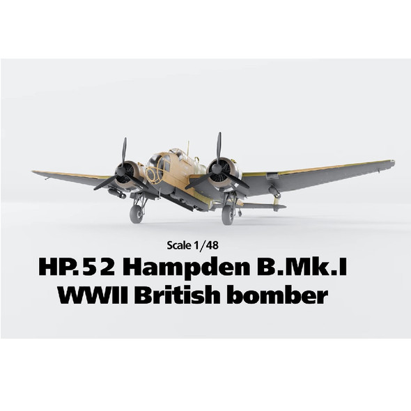 ICM HP.52 Hampden B.MK.I WWII British Bomber