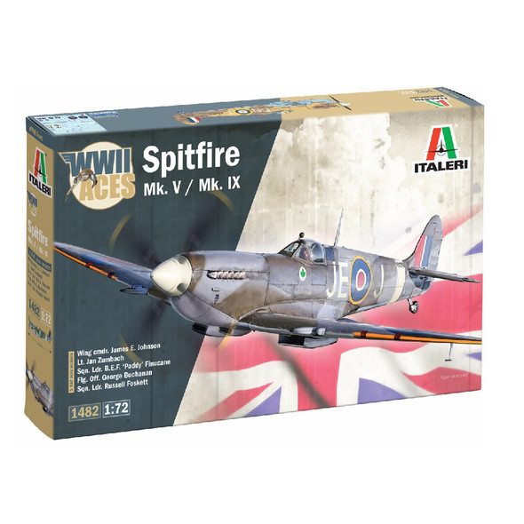 Italeri Spitfire Mk.V / Mk IX Aces Fighter Plane