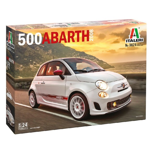 Italeri Fiat Abarth 2008 Car Model Kit