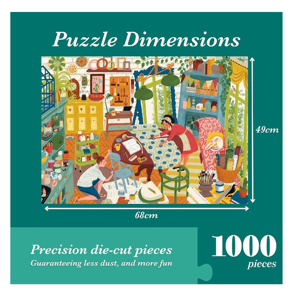 Falcon De Luxe Upcycling Workshop 1000 Piece Jigsaw Puzzle