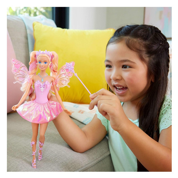 Barbie Fairy Doll With Wand And Fashion Acessories