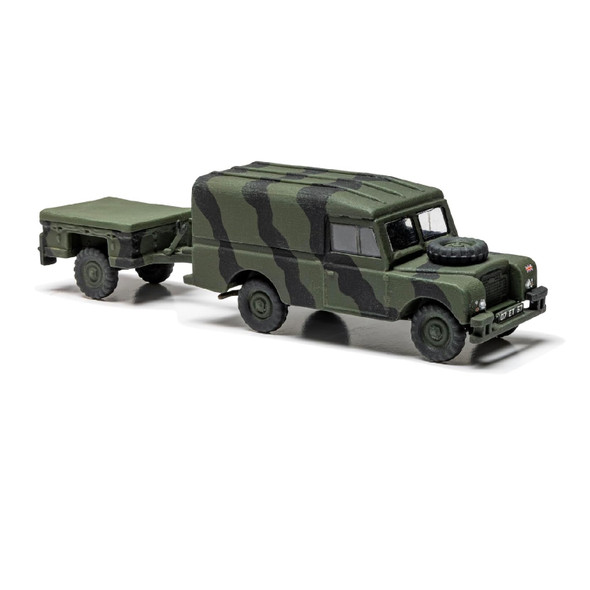 Airfix LWB Land Rover & Trailer Model Kit