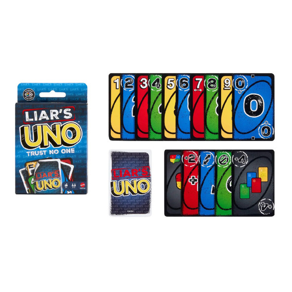 Mattel Uno Liars Card Game