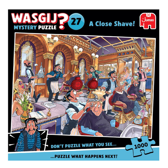 Wasgij Myster 27 A Close Shave 1000 Piece Jigsaw Puzzle