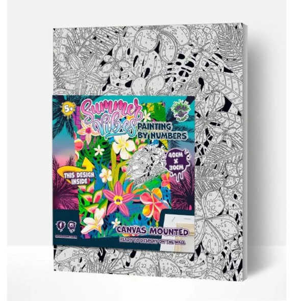 Splat Planet Summer Vibes Paint By Numbers