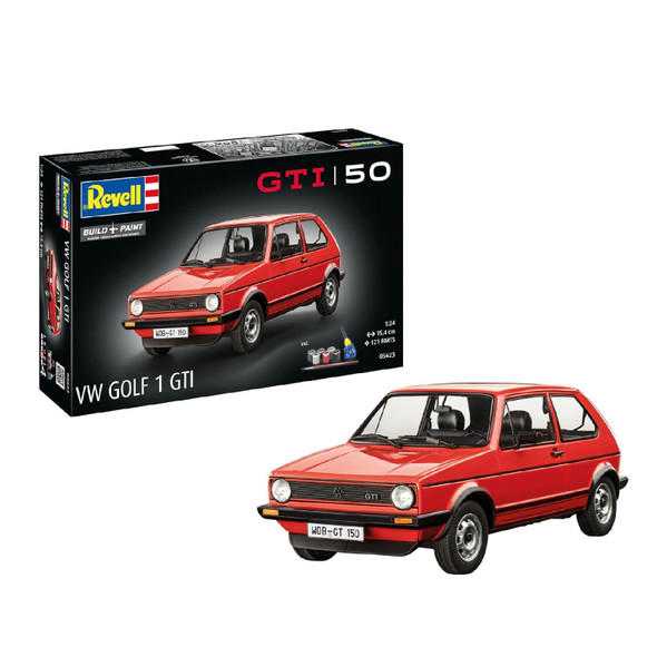 Revell Gift Set 50 Years Of The Vw Golf 1 Gti
