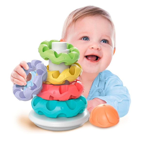 Clemontoni Stacking Rings Activity Toy